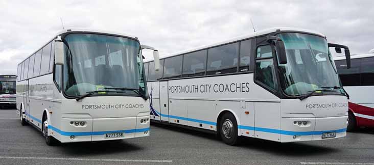 Portsmouth City Coaches Bova Futura N777SSE & N777MJE